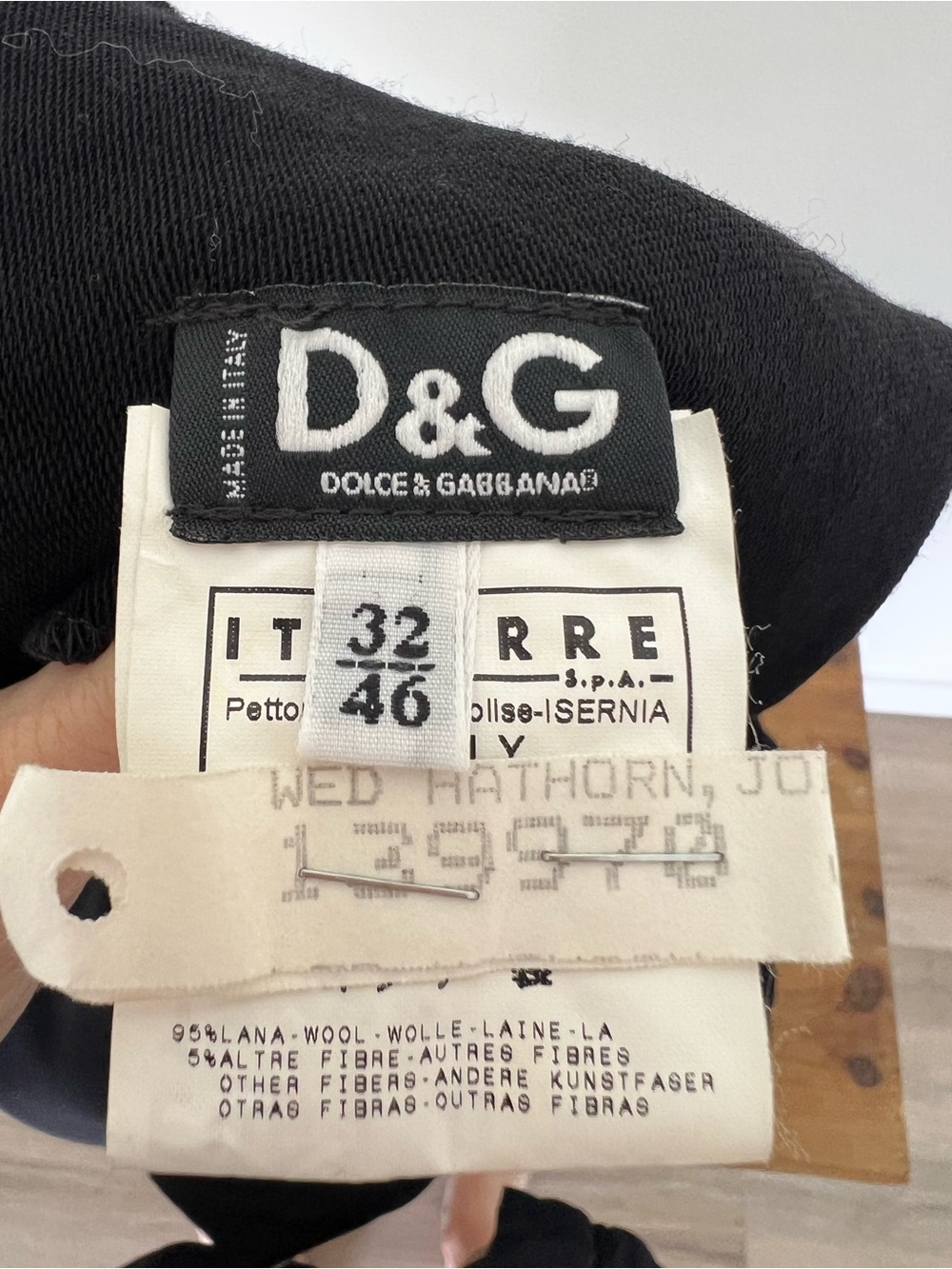 Dolce & Gabana Black dress- Wool blend - Picture 4 of 4